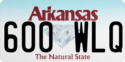 AR license plate 600WLQ