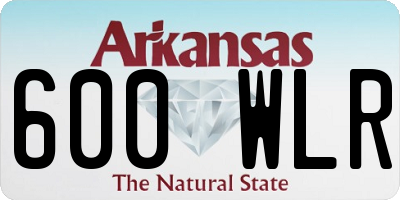 AR license plate 600WLR