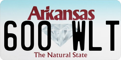 AR license plate 600WLT