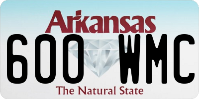 AR license plate 600WMC