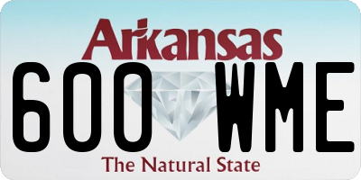 AR license plate 600WME