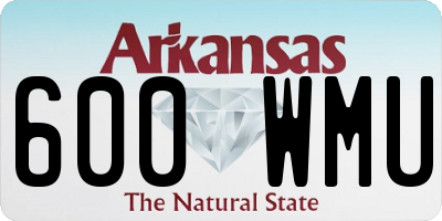 AR license plate 600WMU