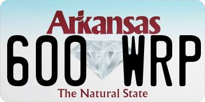 AR license plate 600WRP