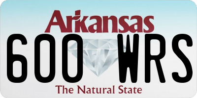 AR license plate 600WRS
