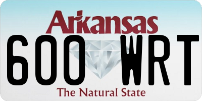 AR license plate 600WRT