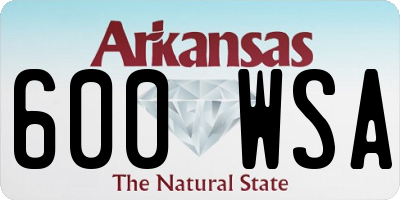 AR license plate 600WSA