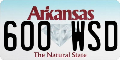 AR license plate 600WSD