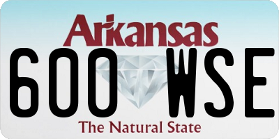 AR license plate 600WSE