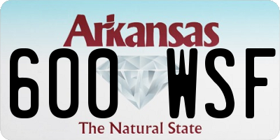 AR license plate 600WSF