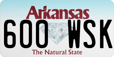 AR license plate 600WSK