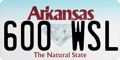 AR license plate 600WSL