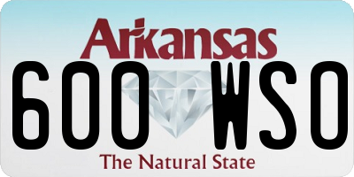 AR license plate 600WSO
