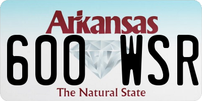 AR license plate 600WSR