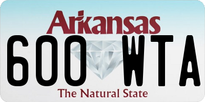 AR license plate 600WTA