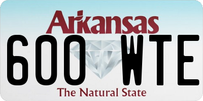 AR license plate 600WTE
