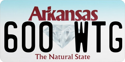 AR license plate 600WTG