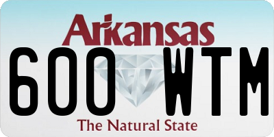 AR license plate 600WTM