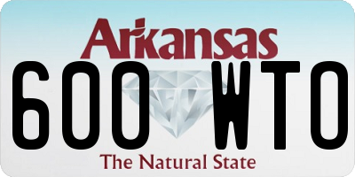 AR license plate 600WTO