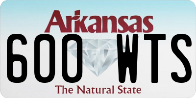 AR license plate 600WTS