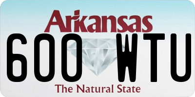 AR license plate 600WTU
