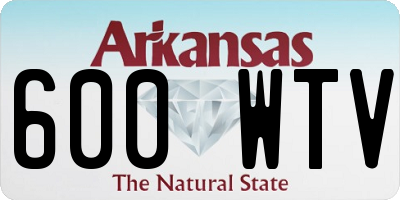 AR license plate 600WTV