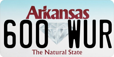 AR license plate 600WUR