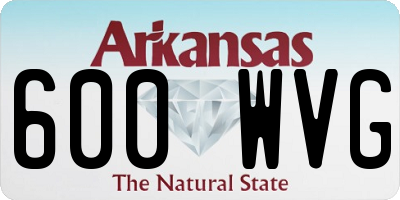 AR license plate 600WVG