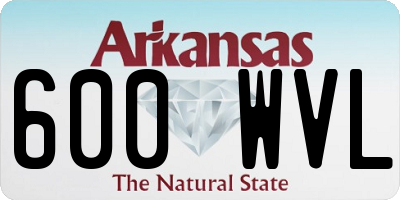 AR license plate 600WVL