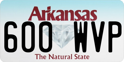 AR license plate 600WVP