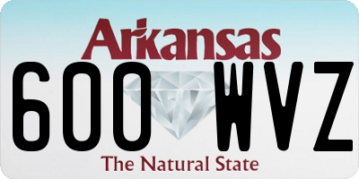 AR license plate 600WVZ