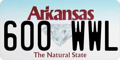 AR license plate 600WWL