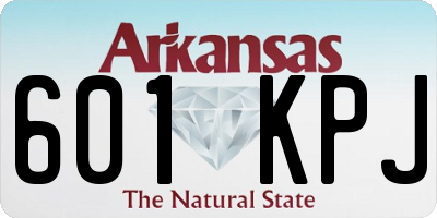 AR license plate 601KPJ