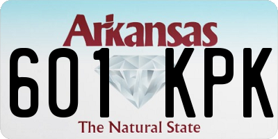 AR license plate 601KPK