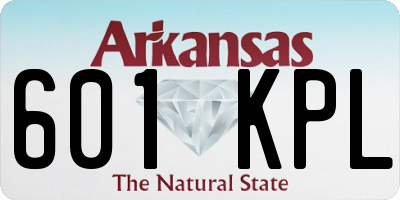 AR license plate 601KPL