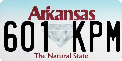 AR license plate 601KPM