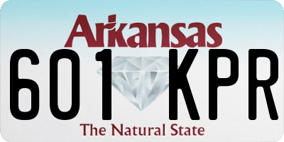 AR license plate 601KPR