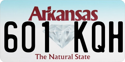 AR license plate 601KQH