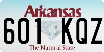 AR license plate 601KQZ