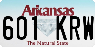 AR license plate 601KRW