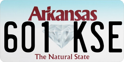 AR license plate 601KSE