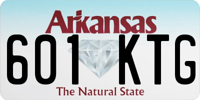 AR license plate 601KTG