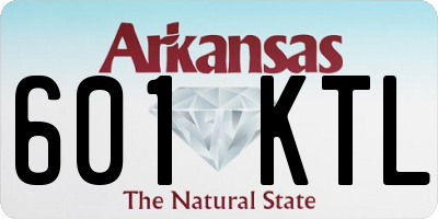 AR license plate 601KTL
