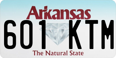 AR license plate 601KTM