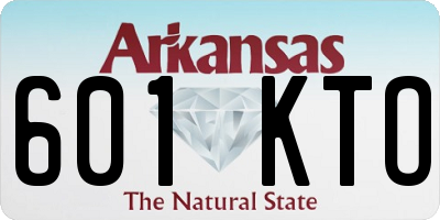 AR license plate 601KTO