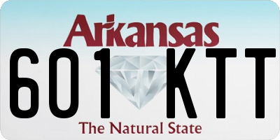 AR license plate 601KTT