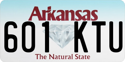 AR license plate 601KTU