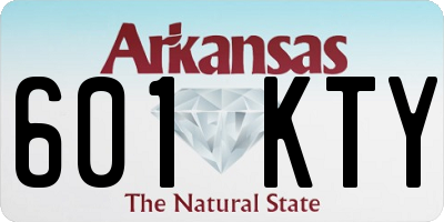 AR license plate 601KTY
