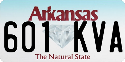 AR license plate 601KVA