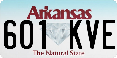 AR license plate 601KVE