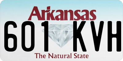 AR license plate 601KVH